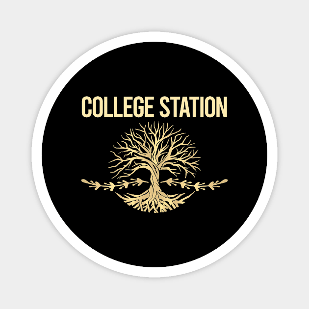 Nature Tree Of Life College Station Magnet by flaskoverhand